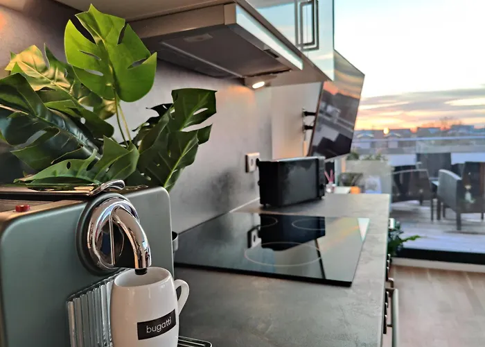 Maisonette-Penthouse Inklusive Whirlpool Ueber Den Daechern Von Magdeburg